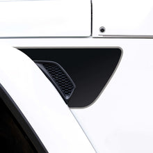 Load image into Gallery viewer, Premium Fender Vent Decal Set | Black Topo - fits Wrangler JL &amp; Gladiator JT