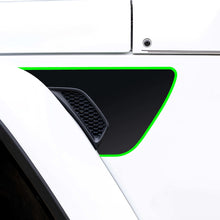 Load image into Gallery viewer, Premium Fender Vent Decal Set | Black Topo - fits Wrangler JL &amp; Gladiator JT