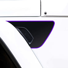 Load image into Gallery viewer, Premium Fender Vent Decal Set | Black Topo - fits Wrangler JL &amp; Gladiator JT