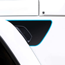 Load image into Gallery viewer, Premium Fender Vent Decal Set | Black Topo - fits Wrangler JL &amp; Gladiator JT