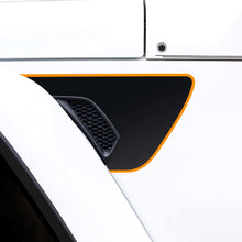 Load image into Gallery viewer, Premium Fender Vent Decal Set | Black Topo - fits Wrangler JL &amp; Gladiator JT