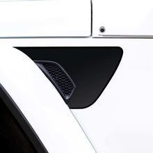 Load image into Gallery viewer, Premium Fender Vent Decal Set | Black Topo - fits Wrangler JL &amp; Gladiator JT