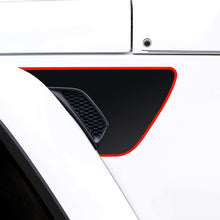 Load image into Gallery viewer, Premium Fender Vent Decal Set | Black Topo - fits Wrangler JL &amp; Gladiator JT