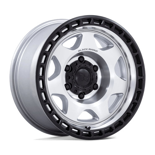 Black Rhino Wheels Wheel BR018 17X8.5 6X5.5 SLV-MCH-BLK -10MM - BR018SD17856810N - Black Rhino Wheels