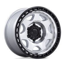 Load image into Gallery viewer, Black Rhino Wheels Wheel BR018 17X8.5 6X5.5 SLV-MCH-BLK -10MM - BR018SD17856810N - Black Rhino Wheels