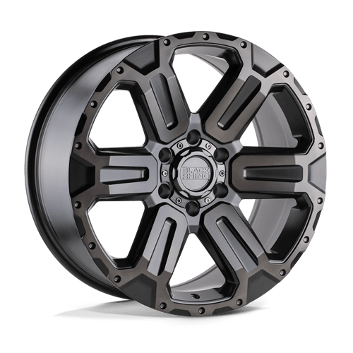 Black Rhino Wheels Wheel BRWKA 20X9 6X5.5 M-GNMTL-BRSH 12MM - 2090WKA126140G12 - Black Rhino Wheels