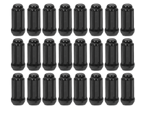 Load image into Gallery viewer, Representative black splined lug nut kit with key