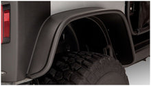 Load image into Gallery viewer, Bushwacker Fender Flares Bushwacker 07-18 Jeep Wrangler Flat Style Flares 2pc Fits 2-Door Sport Utility Only - Black
