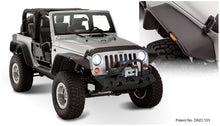 Load image into Gallery viewer, Bushwacker Fender Flares Bushwacker 07-18 Jeep Wrangler Flat Style Flares 4pc Fits 2-Door Sport Utility Only - Black