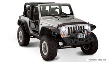Load image into Gallery viewer, Bushwacker Fender Flares Bushwacker 07-18 Jeep Wrangler Flat Style Flares 4pc Fits 2-Door Sport Utility Only - Black