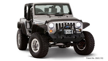 Load image into Gallery viewer, Bushwacker Fender Flares Bushwacker 07-18 Jeep Wrangler Flat Style Flares 4pc Fits 2-Door Sport Utility Only - Black