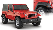 Load image into Gallery viewer, Bushwacker Fender Flares Bushwacker 07-18 Jeep Wrangler Pocket Style Flares 2pc - Black