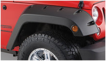 Load image into Gallery viewer, Bushwacker Fender Flares Bushwacker 07-18 Jeep Wrangler Pocket Style Flares 2pc - Black