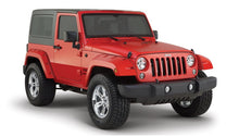 Load image into Gallery viewer, Bushwacker Fender Flares Bushwacker 07-18 Jeep Wrangler Pocket Style Flares 2pc Fits 2-Door Sport Utility Only - Black