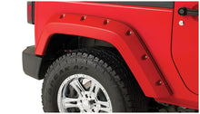 Load image into Gallery viewer, Bushwacker Fender Flares Bushwacker 07-18 Jeep Wrangler Pocket Style Flares 2pc Fits 2-Door Sport Utility Only - Black