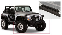 Load image into Gallery viewer, Bushwacker Body Armor &amp; Rock Rails Bushwacker 07-18 Jeep Wrangler Trail Armor Rocker Panel and Sill Plate Cover - Black