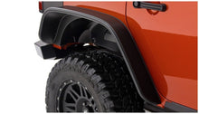 Load image into Gallery viewer, Bushwacker Fender Flares Bushwacker 07-18 Jeep Wrangler Unlimited Flat Style Flares 2pc 4-Door Sport Utility Only - Black