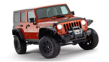 Load image into Gallery viewer, Bushwacker Fender Flares Bushwacker 07-18 Jeep Wrangler Unlimited Flat Style Flares 4pc 4-Door Sport Utility Only - Black