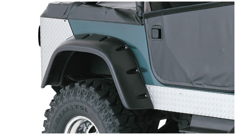 Bushwacker Fender Flares Bushwacker 59-83 Jeep CJ5 Cutout Style Flares 4pc - Black