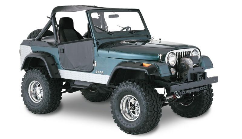 Bushwacker Fender Flares Bushwacker 59-83 Jeep CJ5 Cutout Style Flares 4pc - Black