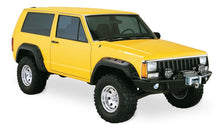 Load image into Gallery viewer, Bushwacker Fender Flares Bushwacker 84-01 Jeep Cherokee Cutout Style Flares 4pc Fits 2-Door Sport Utility Only - Black