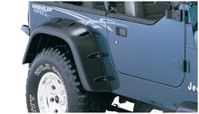 Load image into Gallery viewer, Bushwacker Fender Flares Bushwacker 87-95 Jeep Wrangler Cutout Style Flares 4pc Cutting Optional Not Renegade - Black
