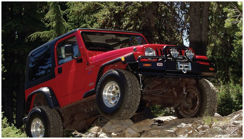 Bushwacker Fender Flares Bushwacker 97-06 Jeep TJ Max Pocket Style Flares 4pc - Black