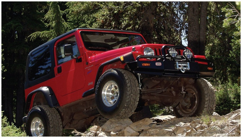 Bushwacker Fender Flares Bushwacker 97-06 Jeep TJ Max Pocket Style Flares 4pc - Black
