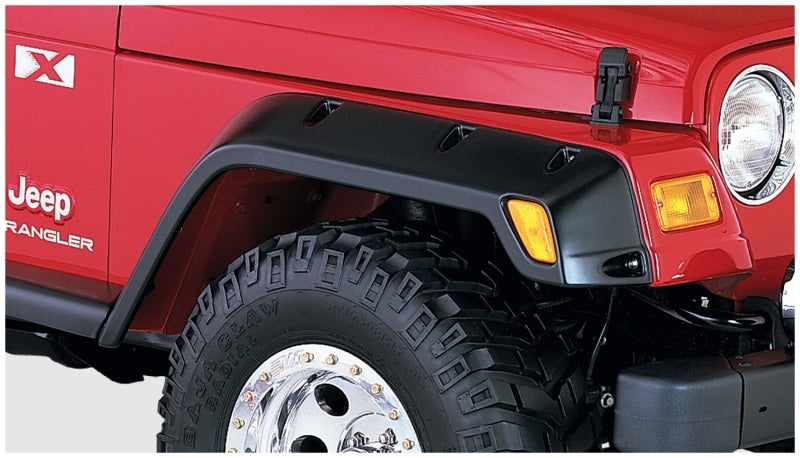 Bushwacker Fender Flares Bushwacker 97-06 Jeep TJ Pocket Style Flares 4pc - Black