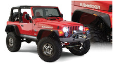 Load image into Gallery viewer, Bushwacker Fender Flares Bushwacker 97-06 Jeep Wrangler Flat Style Flares 4pc - Black