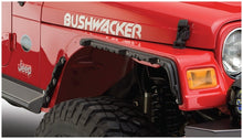 Load image into Gallery viewer, Bushwacker Fender Flares Bushwacker 97-06 Jeep Wrangler Flat Style Flares 4pc - Black