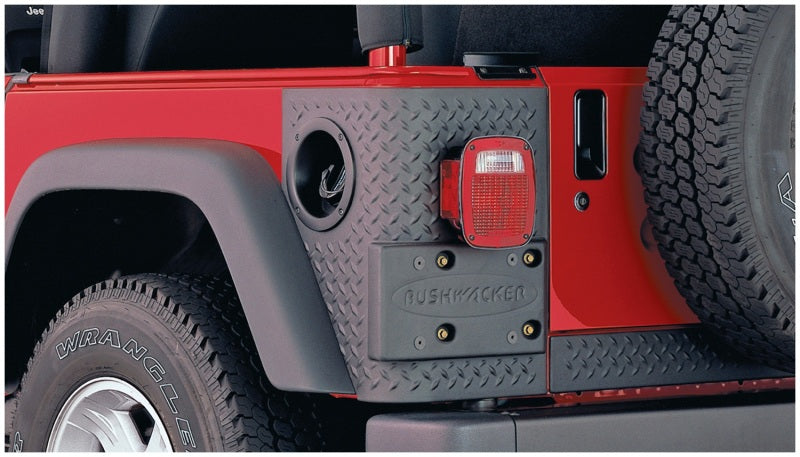 Bushwacker Body Armor & Rock Rails Bushwacker 97-06 Jeep Wrangler Trail Armor Rear Corners - Black