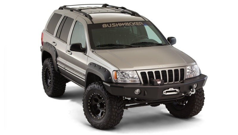 Bushwacker Fender Flares Bushwacker 99-04 Jeep Grand Cherokee Cutout Style Flares 4pc - Black