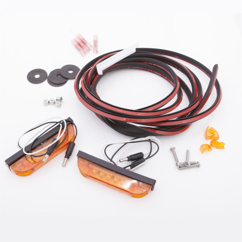 Bushwacker Light Accessories and Wiring Bushwacker 99-18 Universal 2-Wire Led Marker Light Kit For Flat Style Flares