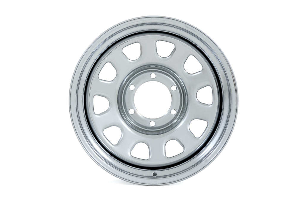 Steel Wheel | Chrome | 15x8 | 5x4.5 | 3.30 Bore | -19