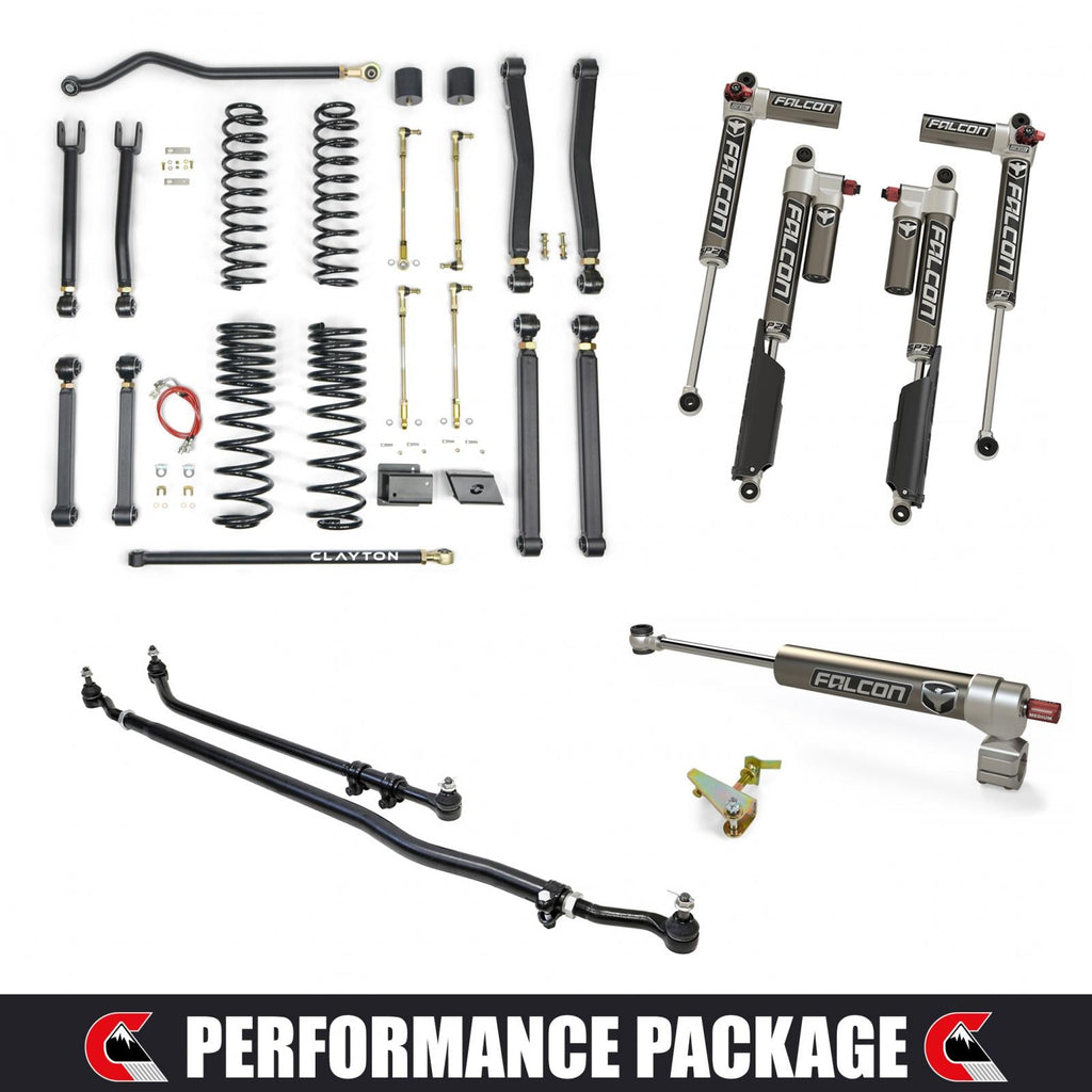 Clayton Off Road Lift Kits 3.5 Inch Gladiator Diesel Premium Lift Kit Package Deal Clayton Off Road - COA-67-6-2910135 - Clayton Off Road