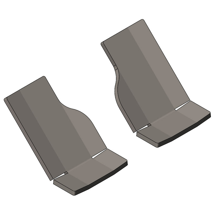 Clayton Off Road Skid Plates Jeep Front Lower Control Arm Skid Plates 2018+ JL/JT Clayton Off Road - COR-4109020 - Clayton Off Road