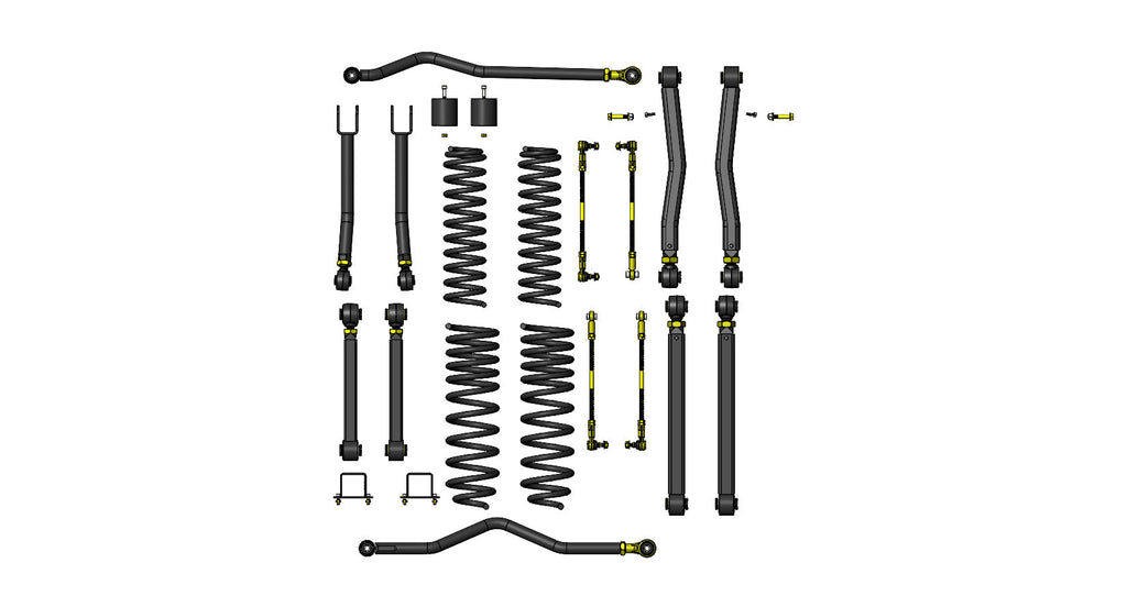 Clayton Off Road Lift Kits Jeep Gladiator 2.5 Inch Overland Plus Lift Kit 2020+ JT Clayton Off Road - COR-3010025 - Clayton Off Road