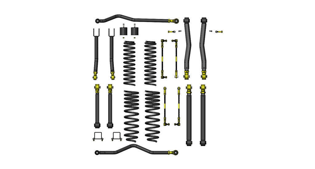 Clayton Off Road Lift Kits Jeep Gladiator 2.5 Inch Premium Lift Kit 2020+ JT Clayton Off Road - COR-2910025 - Clayton Off Road