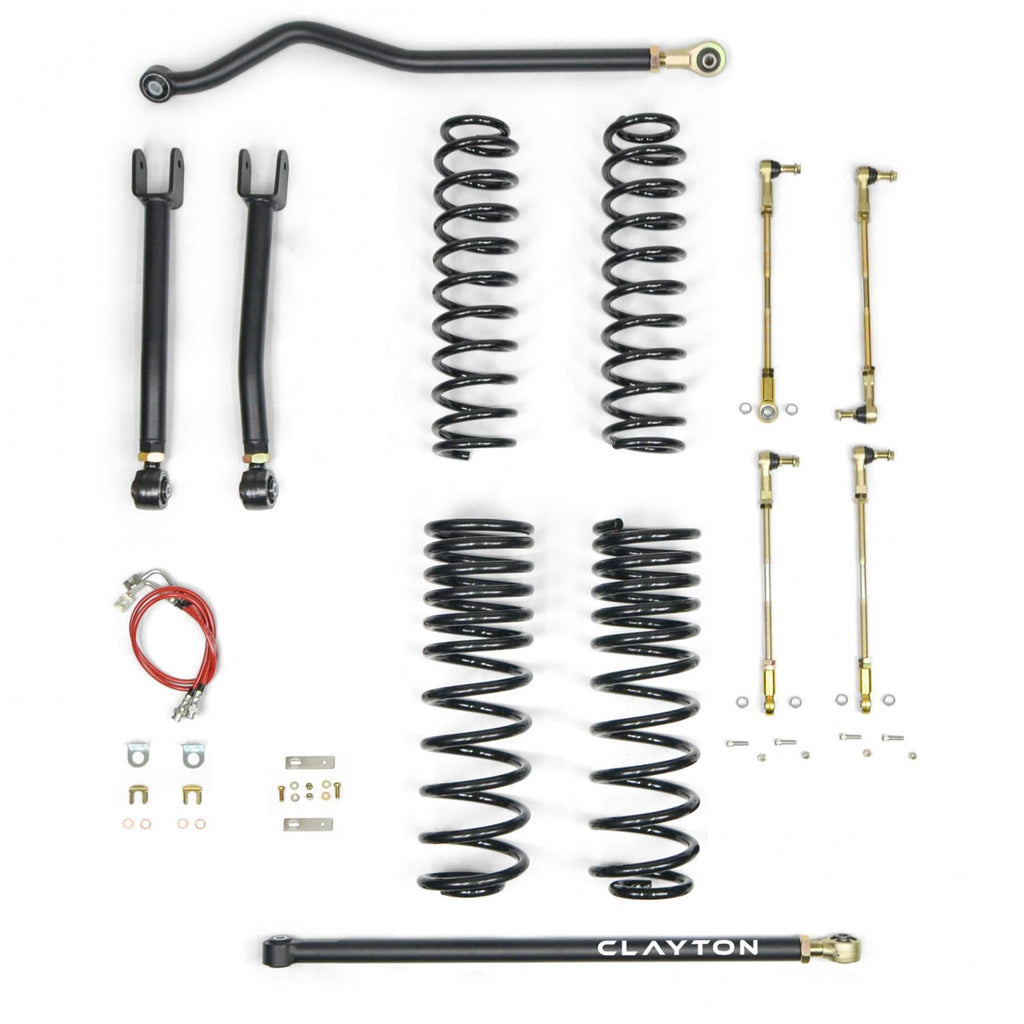 Clayton Off Road Lift Kits Jeep Gladiator Diesel  3.5 Inch  Ride Right+ Lift Kit 2020+ JT Clayton Off Road - COR-2910103 - Clayton Off Road