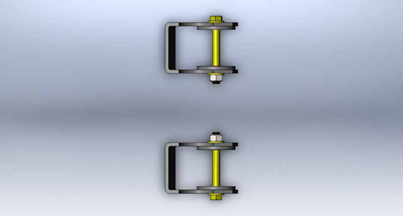 Clayton Off Road Axle Brackets Jeep Grand Cherokee Front Lower Control Arm Brackets 99-04 WJ Clayton Off Road - COR-1106030 - Clayton Off Road