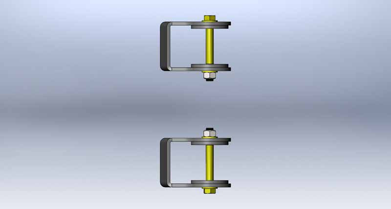 Clayton Off Road Axle Brackets Jeep Grand Cherokee Front Lower Control Arm Brackets 99-04 WJ Clayton Off Road - COR-1106030 - Clayton Off Road