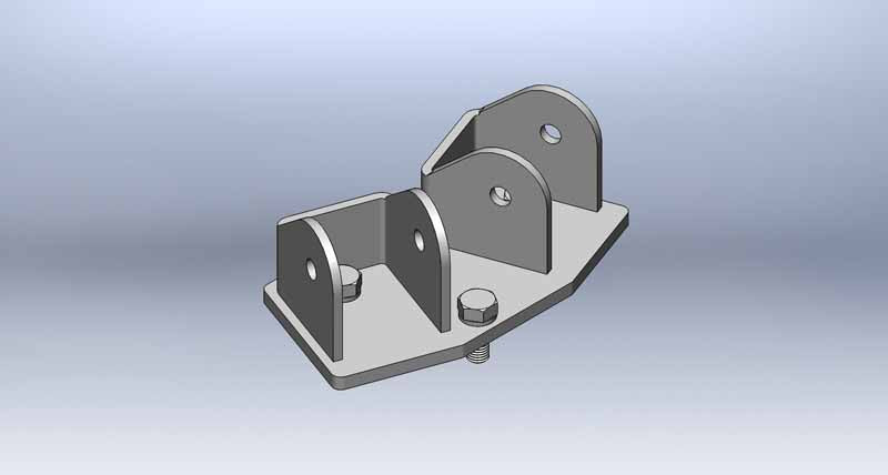 Clayton Off Road Drivetrain & Differentials Jeep Grand Cherokee Rear 4 Link Bracket 1999-2004 WJ Clayton Off Road - COR-1206100 - Clayton Off Road
