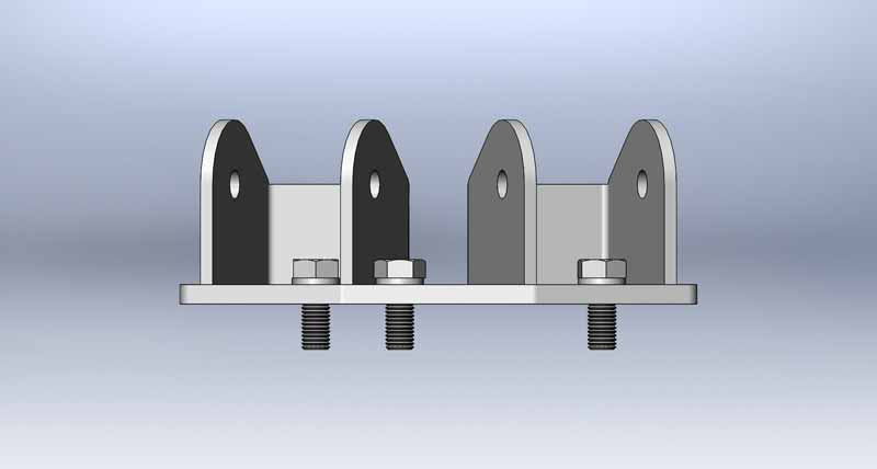 Clayton Off Road Drivetrain & Differentials Jeep Grand Cherokee Rear 4 Link Bracket 1999-2004 WJ Clayton Off Road - COR-1206100 - Clayton Off Road