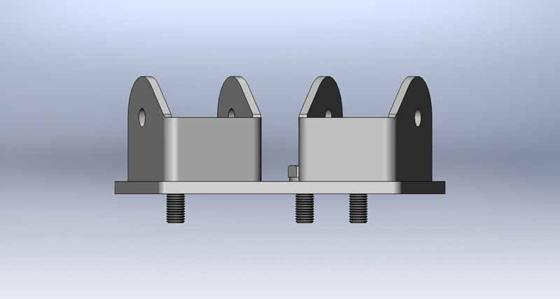 Clayton Off Road Drivetrain & Differentials Jeep Grand Cherokee Rear 4 Link Bracket 1999-2004 WJ Clayton Off Road - COR-1206100 - Clayton Off Road