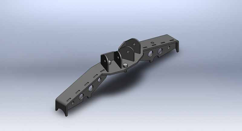 Clayton Off Road Drivetrain & Differentials Jeep Grand Cherokee Rear Axle Truss 1999-2004 WJ Clayton Off Road - COR-1206010 - Clayton Off Road
