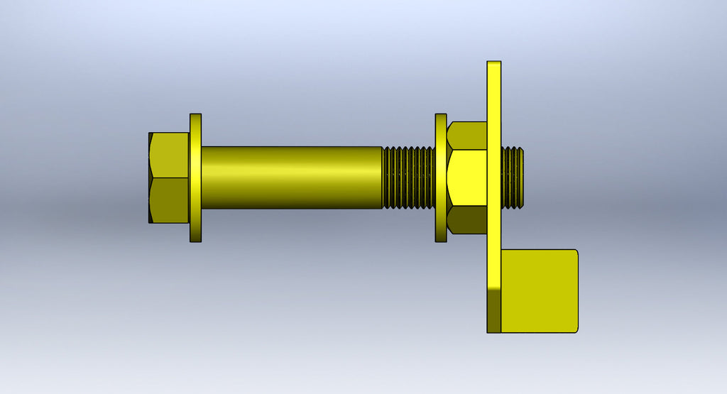 Clayton Off Road Drivetrain & Differentials Jeep Heavy Duty Track Bar Bolt Kit 1984-2006 TJ/LJ/XJ/ZJ Clayton Off Road - COR-1100110 - Clayton Off Road
