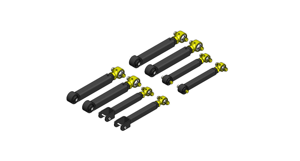 Clayton Off Road Suspension / Steering / Brakes Jeep Short Control Arm Kit 1993-2006 TJ/LJ/ZJ Clayton Off Road - COR-1800200 - Clayton Off Road
