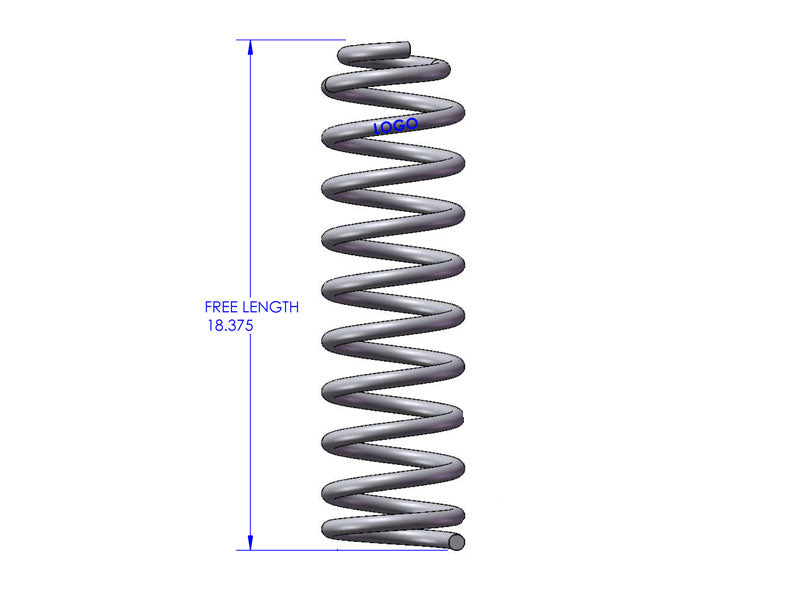 Clayton Off Road Suspension / Steering / Brakes Jeep Wrangler 2.5 Inch Front Coil Springs 2007-2018 JK Clayton Off Road - COR-1508250 - Clayton Off Road