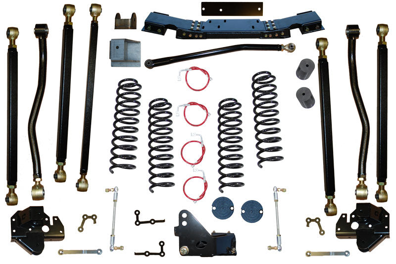 Clayton Off Road Suspension / Steering / Brakes Jeep Wrangler 2.5 Inch Pro Series 3 Link Long Arm Lift Kit 07-18 JK Clayton Off Road - COR-3608225 - Clayton Off Road